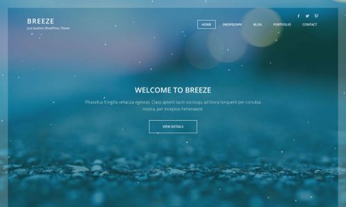 Breeze, JetPack WordPress theme
