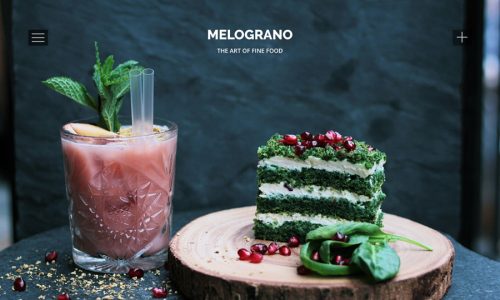 Melograno, restaurant and bar wordpress theme