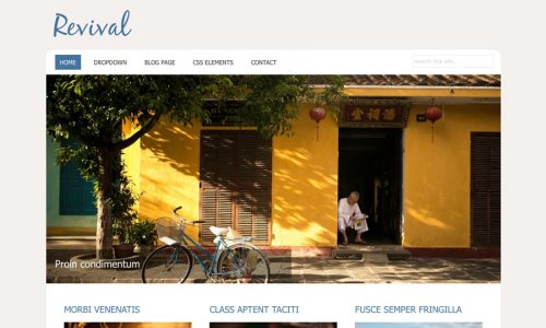 Revival, small business WordPress theme