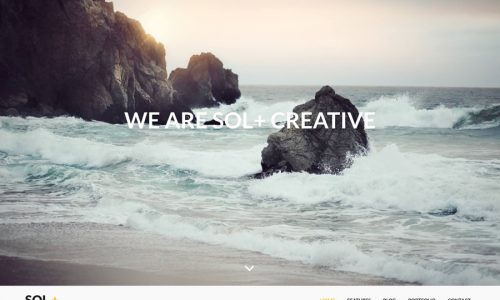 Sol, creative agencies WordPress theme
