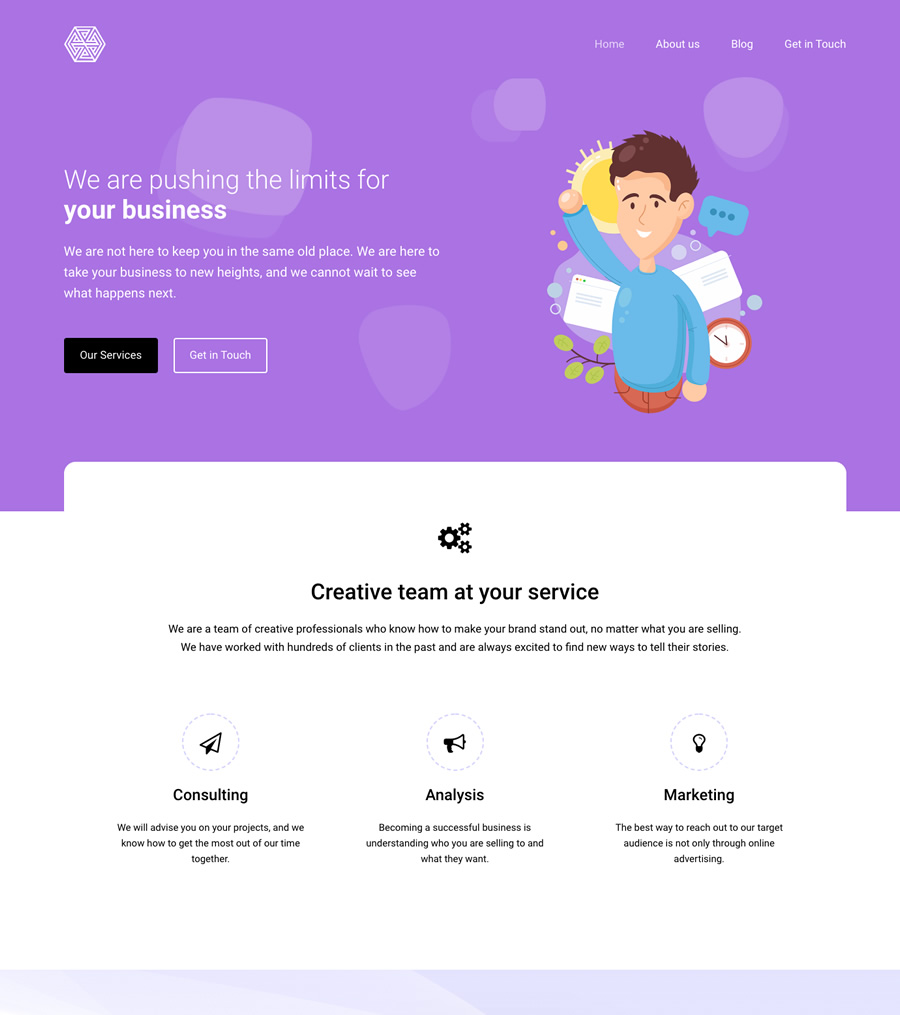 Apollo, full site editing business WordPress theme - Viva Themes