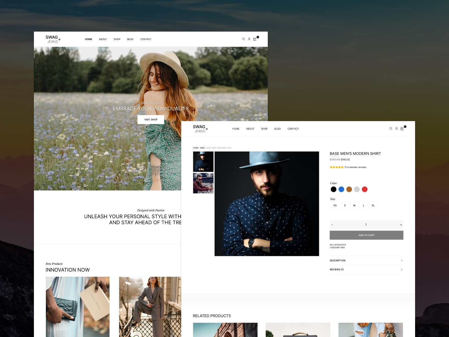 Swag ecommerce theme